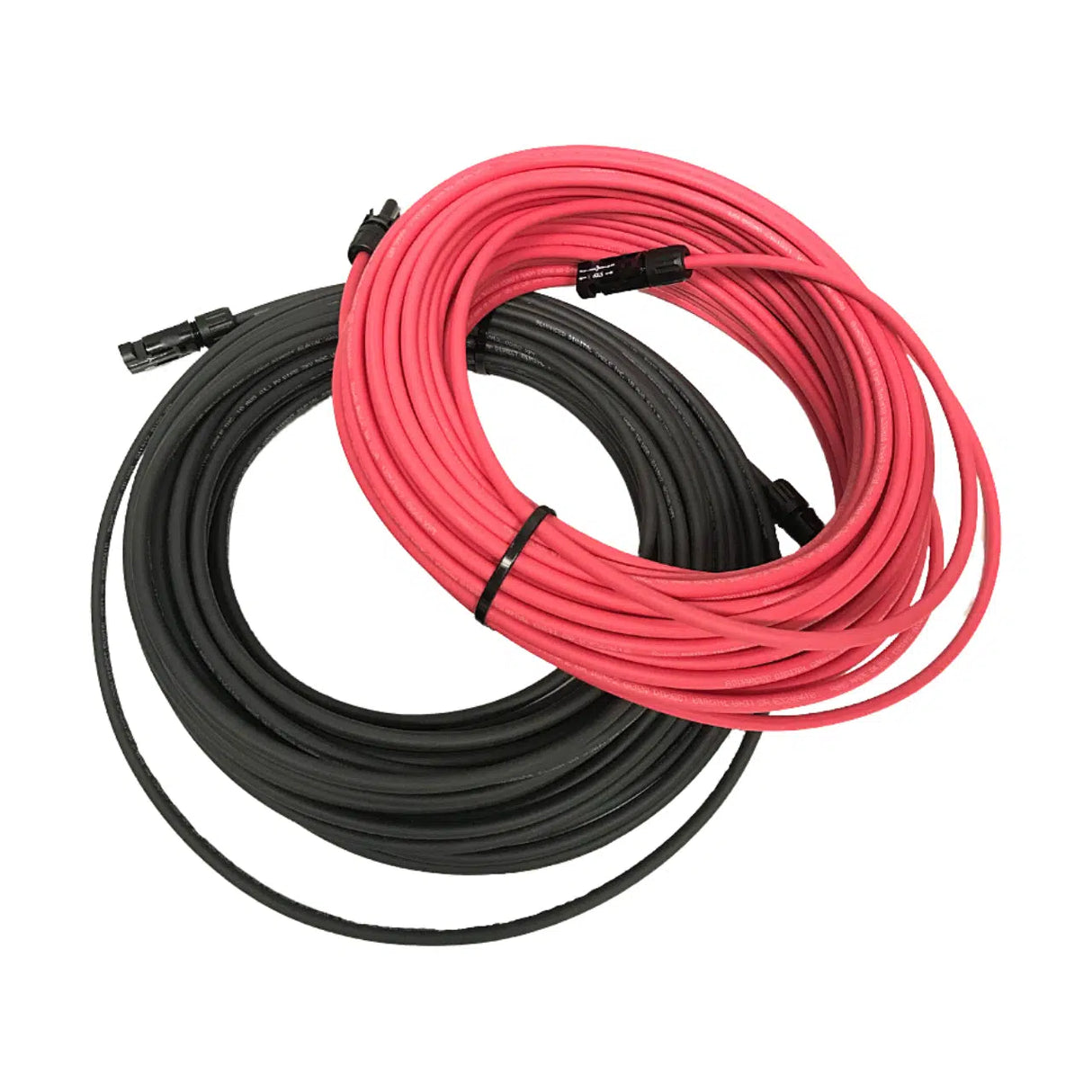 100ft 10 AWG Copper PV Wire | Black and Red