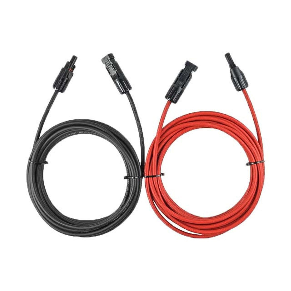 11ft 10AWG PV Wire Extension | Black & Red