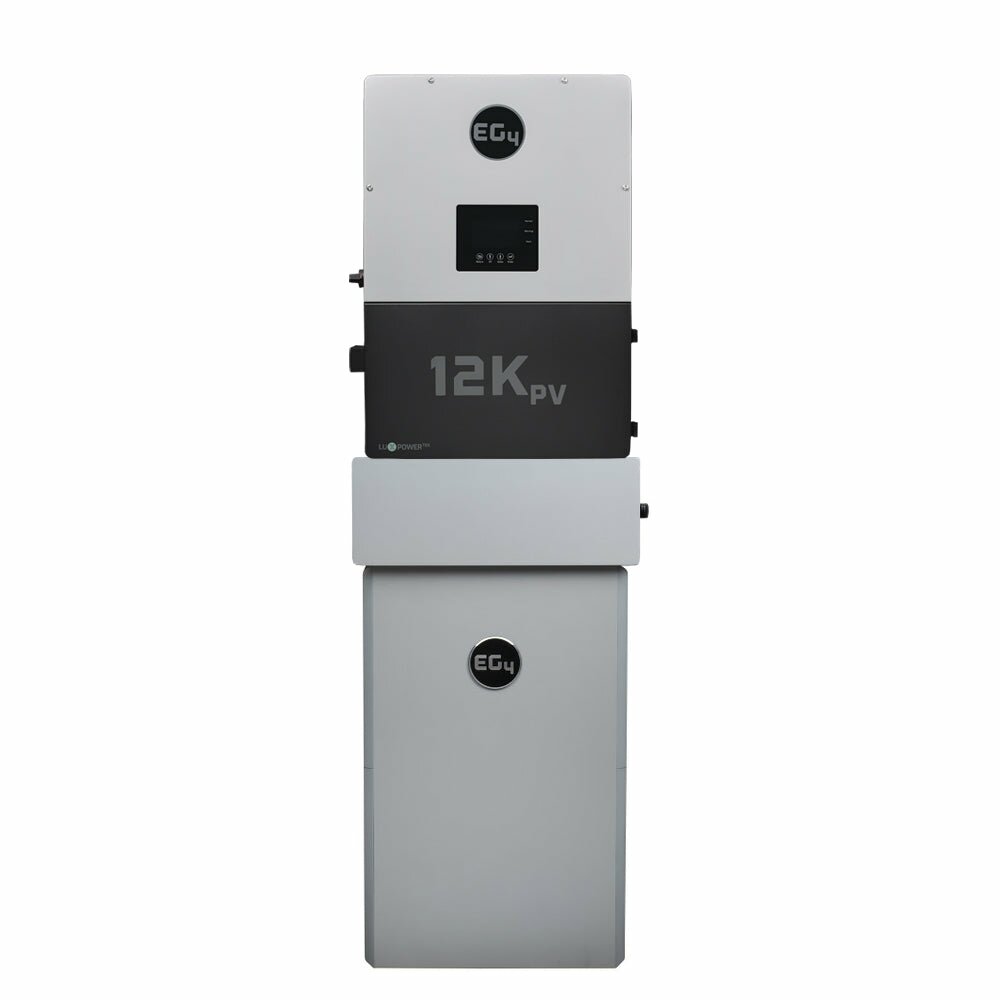 EG4 12kPV Hybrid Inverter | 48V | 12000W Input | 8000W Output | 120/240V Split Phase + EG4 PowerPro WallMount Battery 280AH | 51.2V | 14.3kWh [BNDL-12KPV-PP]