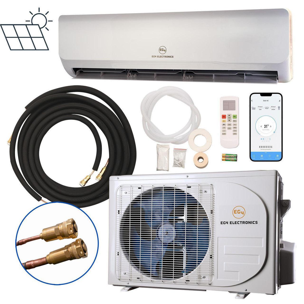 EG4 | Hybrid AC/DC Solar Mini Split Air Conditioner Heat Pump | 12000 ...