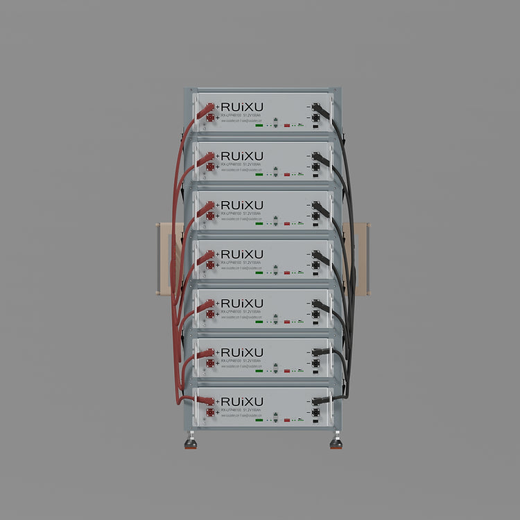 RUiXU Battery Optional Installation Method - Bracket Rack 5