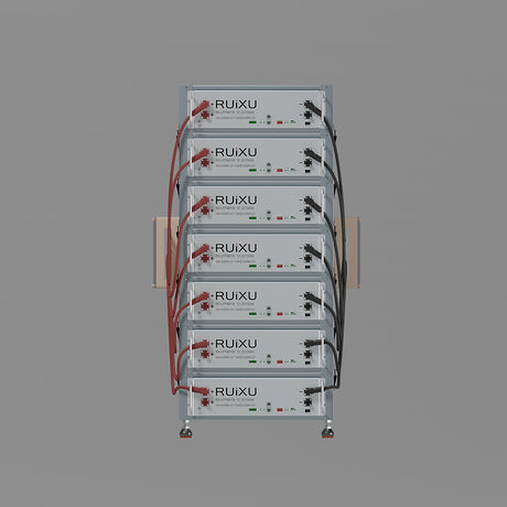 RUiXU Battery Optional Installation Method - Bracket Rack 5