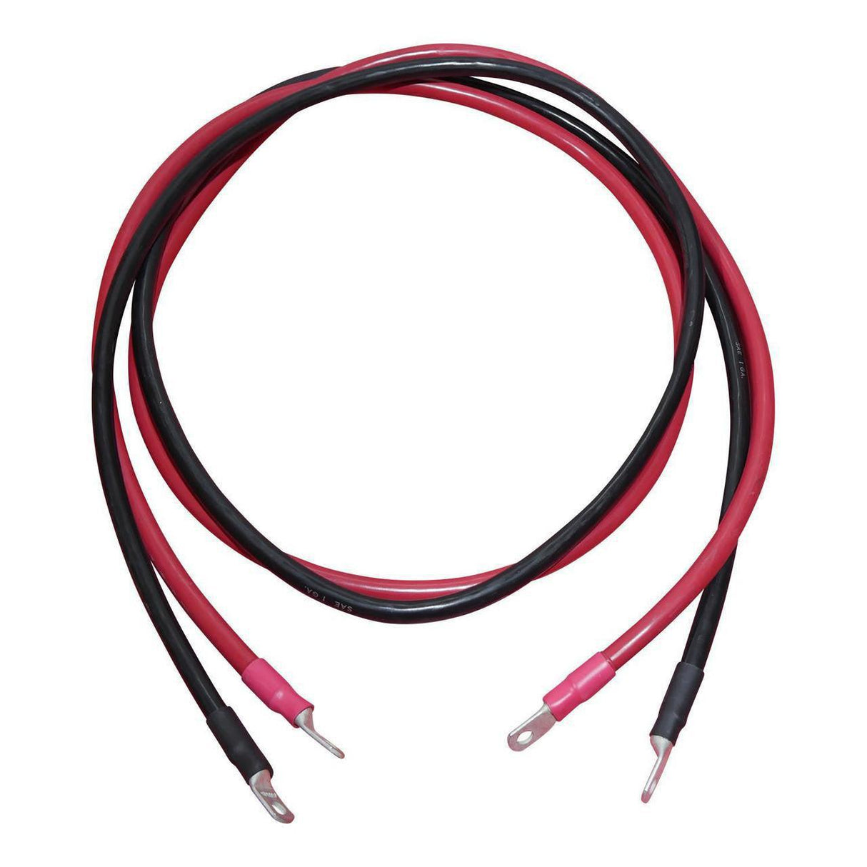 96in 1/0 AWG Battery to Inverter Cables | Black and Red