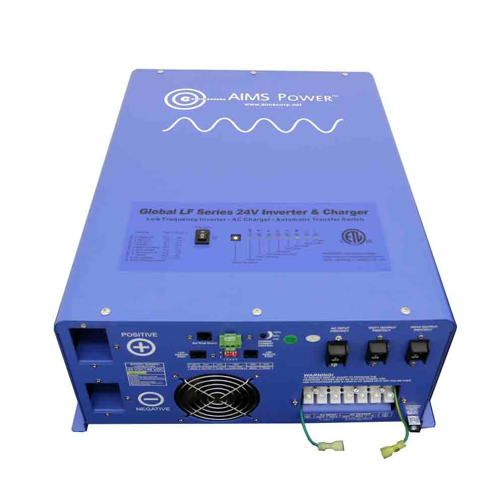 AIMS Power | 6000 Watt Pure Sine Inverter Charger ETL Listed to UL 458-Solar Sovereign