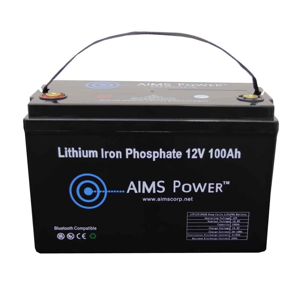 12V 100AH Lithium Battery Bluetooth