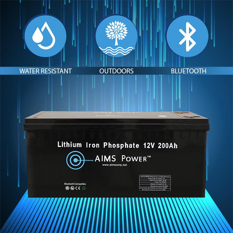 12V 200Ah LiFePO4 Lithium Iron Phosphate Battery