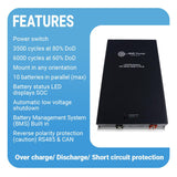 AIMS Power | LiFePO4 24 Volt 400 AH Lithium Battery-Solar Sovereign