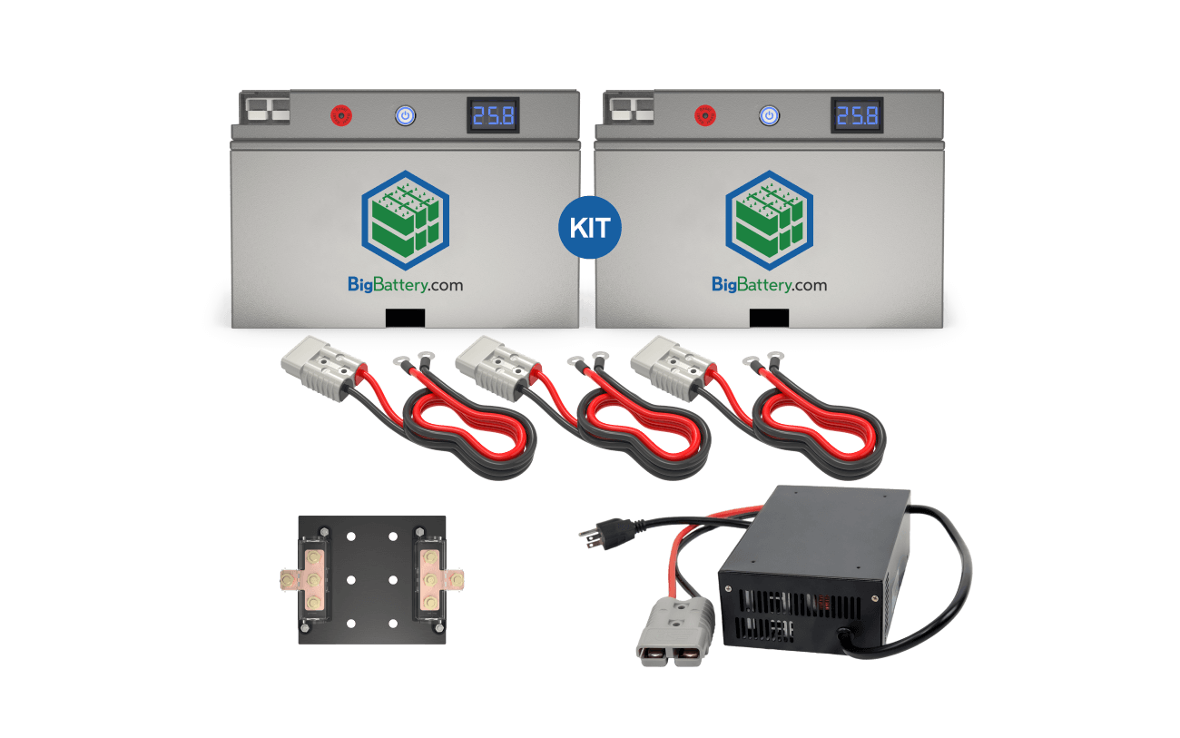 Big Battery | 24V 2X FALCON ELITE KIT – LiFePO4 – 244Ah – 6.2kWh