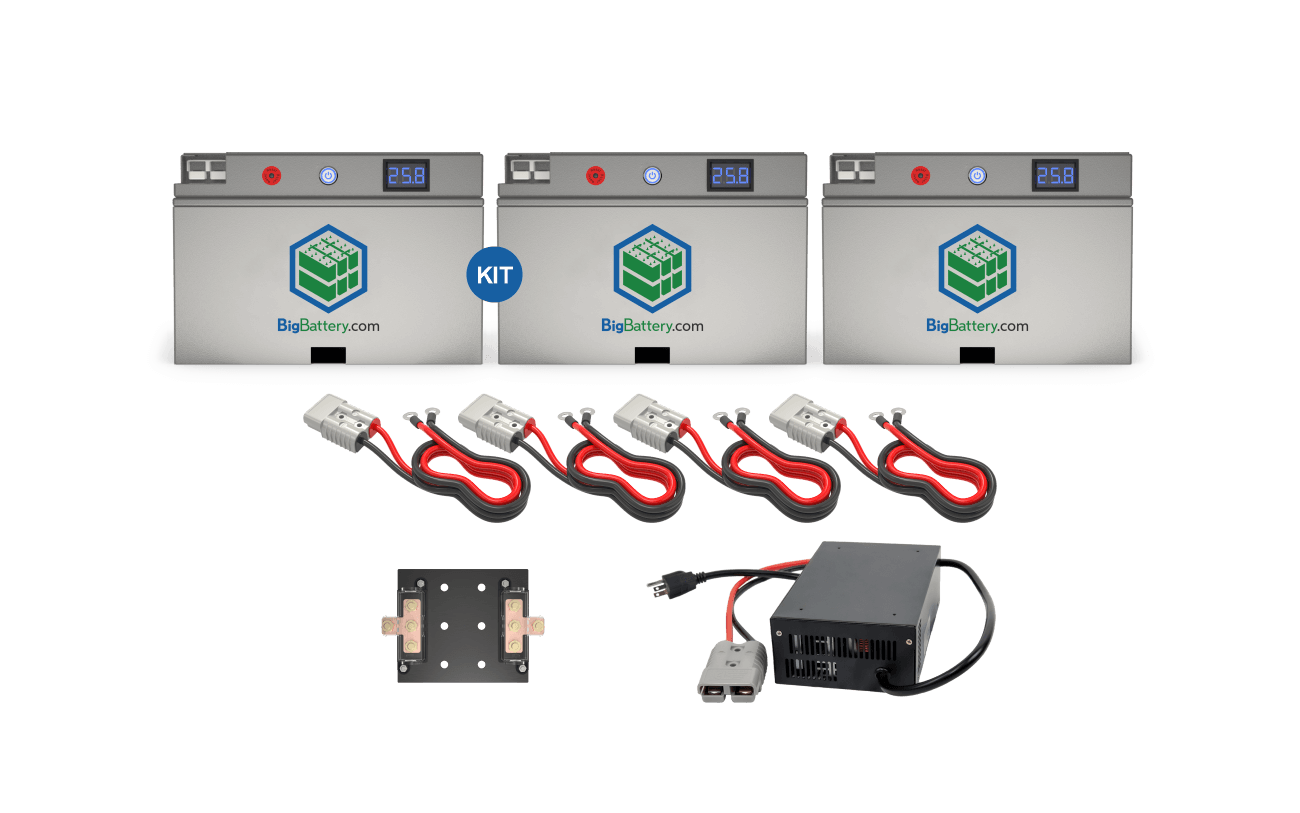 Big Battery | 24V 3X FALCON ELITE KIT – LiFePO4 – 366Ah – 9.3kWh