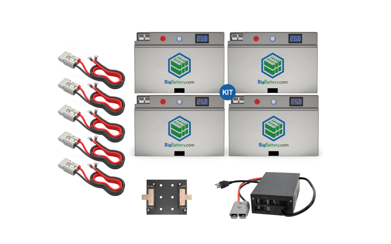 Big Battery | 24V 4X FALCON ELITE KIT – LiFePO4 – 488Ah – 12.4kWh