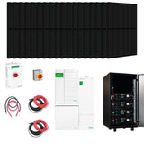 Complete Hybrid Solar Kit - Schneider XW Pro 6.8kW 120/240V Output + 20.48kWh EG4 Batteries + 8,000 Watts of Solar