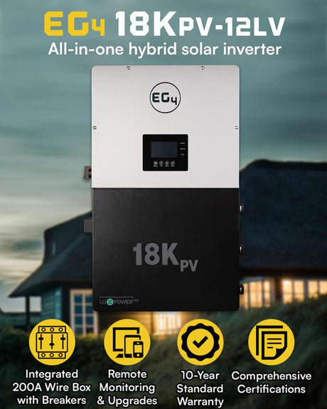 EG4 18KPV Hybrid Inverter All-In-One Solar Inverter 1