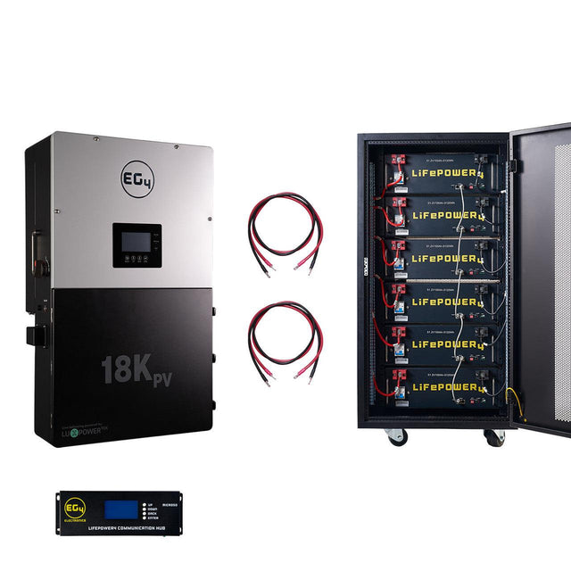 EG4 18KPV Hybrid Inverter System Bundle 30.72kWH | EG4 Lithium Powerwall