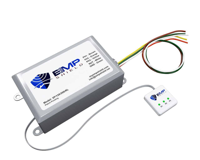 EMP Shield | 3 Phase 120-208 Volt AC Concealed Model With External LEDs