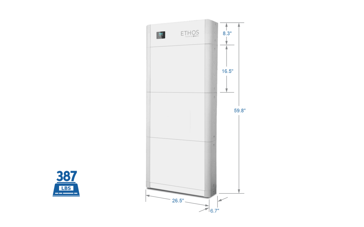 Big Battery 48V ETHOS 30.7KWH 6 Module | Solar Sovereign 2