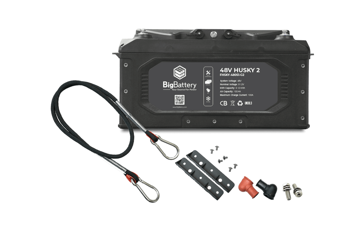 Big Battery 48V 2X HUSKY 2 6K LUXPower Inverter Kit | Solar 2