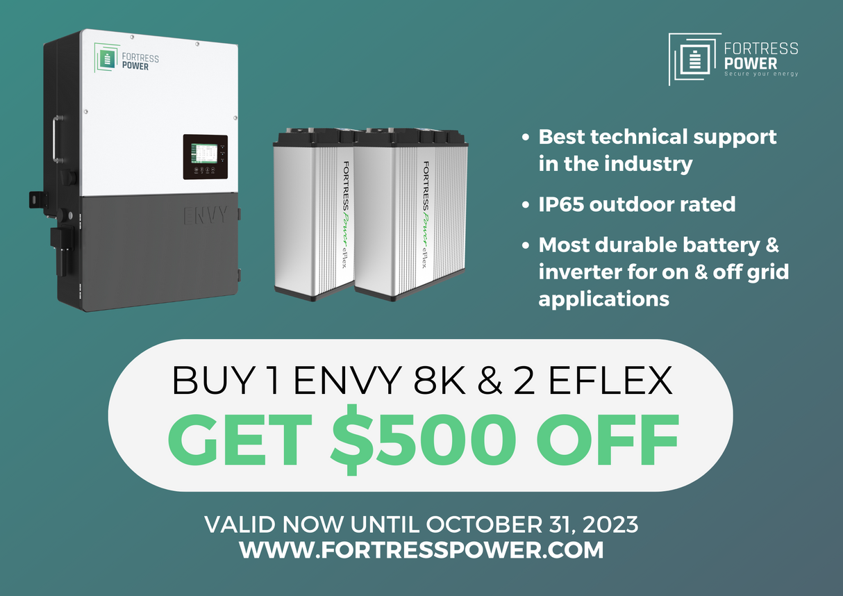 Fortress Power | eFlex 5.4kWh LFP Battery