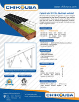 Chiko USA GroundFlex U2V Solar Panel Ground Mount Kit 4