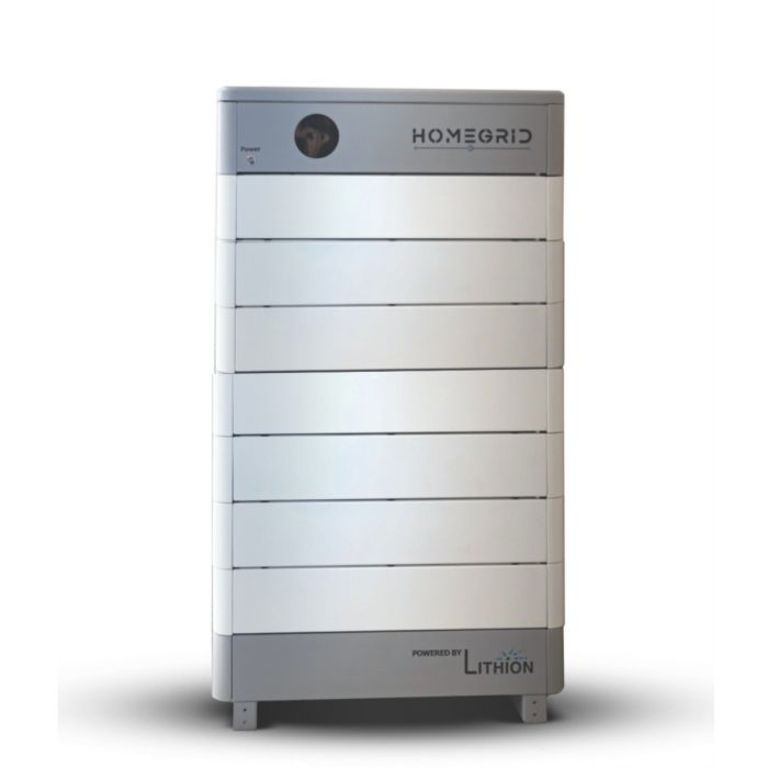 HomeGrid | 9.6 kwh - 38.4k Stack'd Series LFP Batteries - 2 to 8 Stack of Batteries-Solar Sovereign