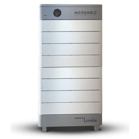 HomeGrid | 9.6 kwh - 38.4k Stack'd Series LFP Batteries - 2 to 8 Stack of Batteries-Solar Sovereign