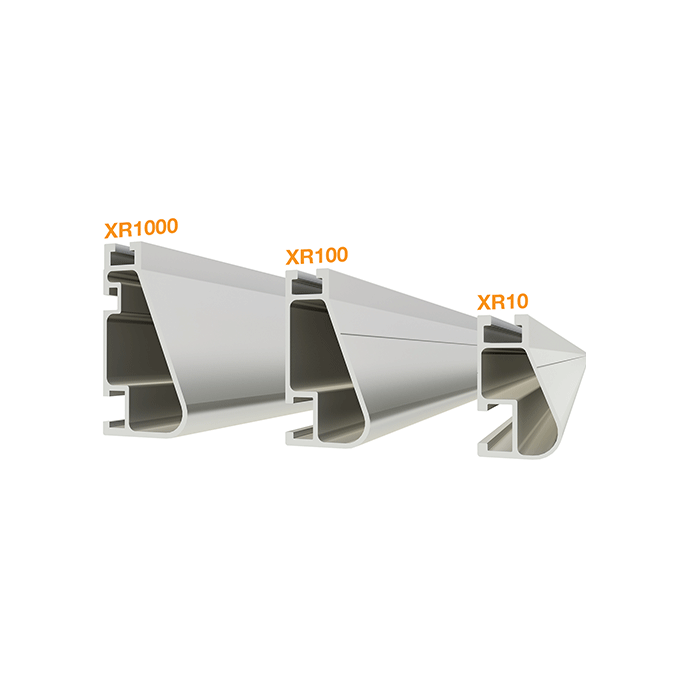 IronRidge | Anodized Rail 204" |17 Foot | Clear| Bundle of 18 (SKU Part Number XR-100-204A)