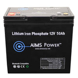AIMS Power Lithium Battery 12V 50Ah LiFePO4 Lithium Iron Phosphate 2