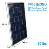 AIMS Power 555 Watt Solar Panel Monocrystalline - 10 PACK 1