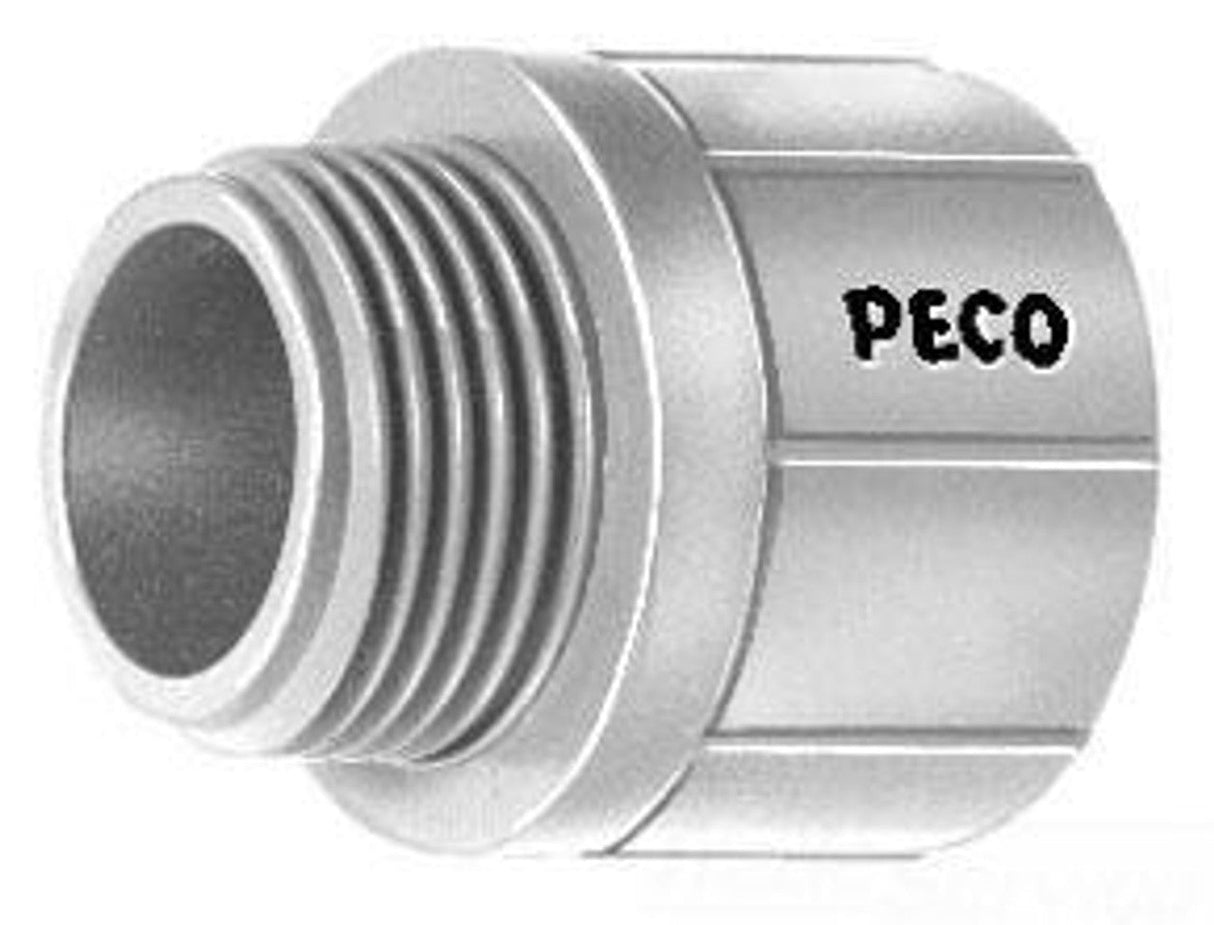 Peco 2in PVC Terminal Male Adapter