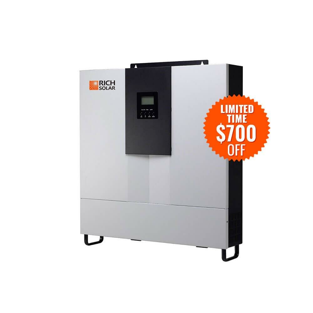 Rich Solar | 6000 Watt Off-grid Hybrid Split Phase Solar Inverter