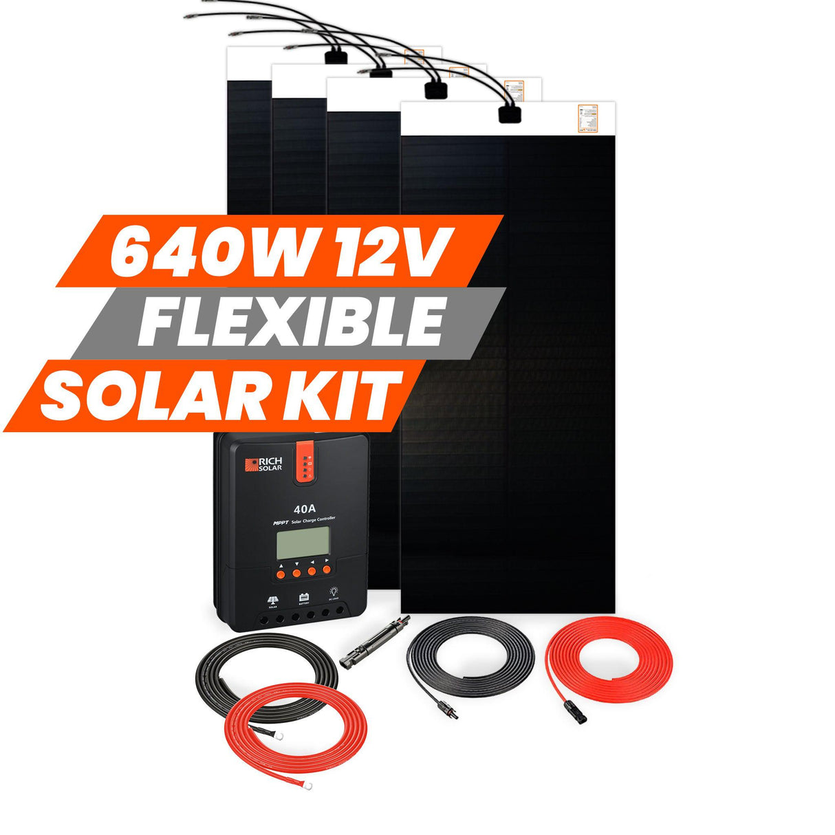 Rich Solar | 640 Watt Flexible Solar Kit