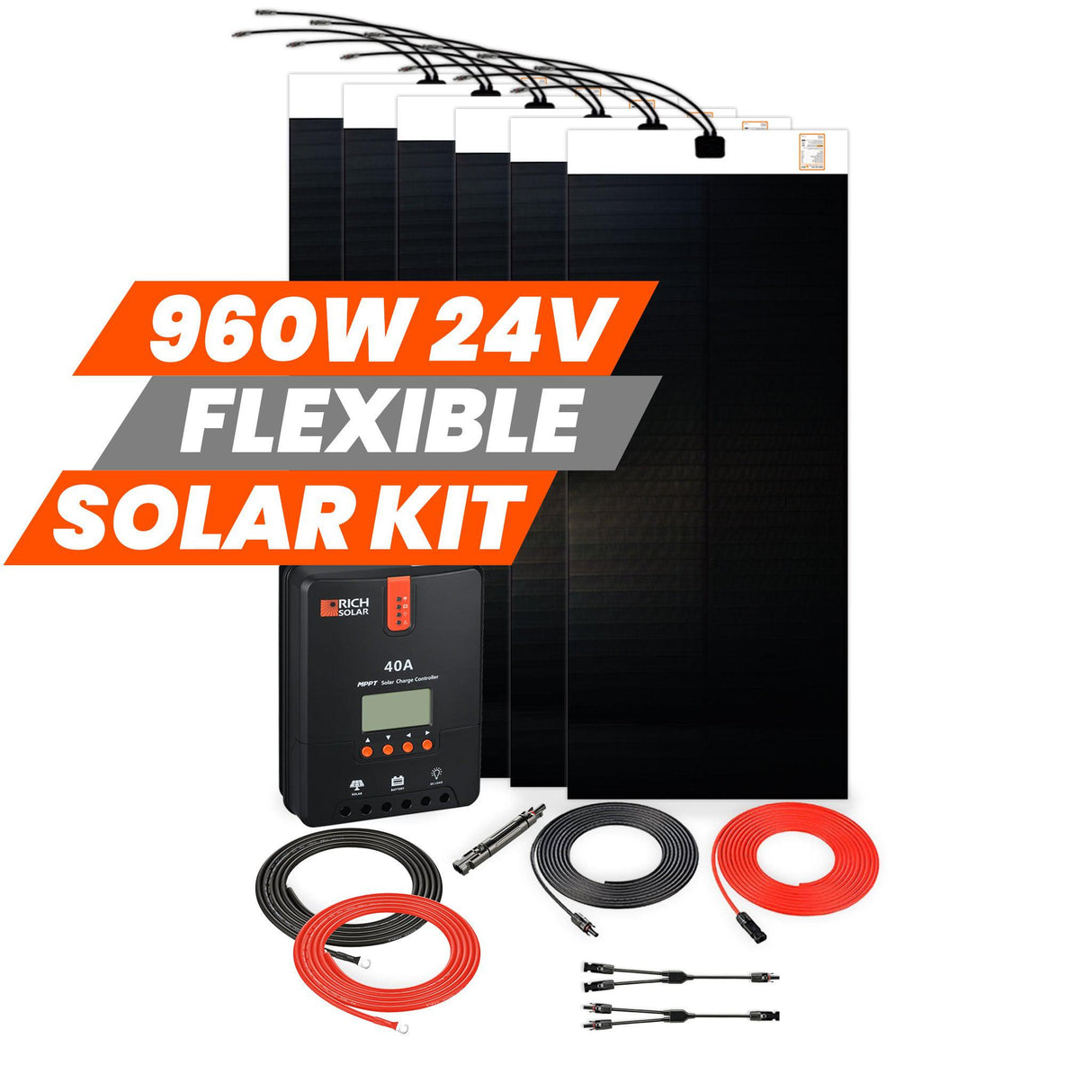 Rich Solar | 960 Watt Flexible Solar Kit