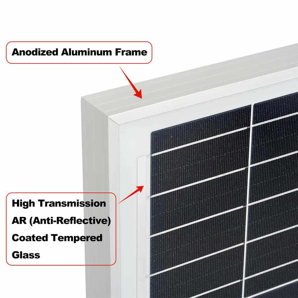 Rich Solar | MEGA 200 Watt Monocrystalline Solar Panel | Best 24V Panel for RVs and Off-Grid | 25-Year Output Warranty | UL Certified