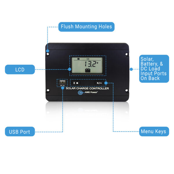 AIMS Power Solar Kit 240 W Solar 6