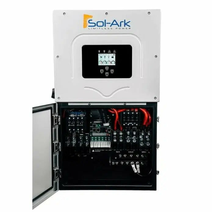 Sol-Ark 15K + HomeGrid Stack'd Series LFP Bundle (SA-Limitless-15K, HG-4-STACK)-Solar Sovereign