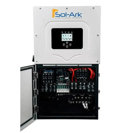 Sol-Ark | 15K 120/240/208V 48V [All-In-One] Pre-Wired Hybrid Solar Inverter | 10-Year Warranty