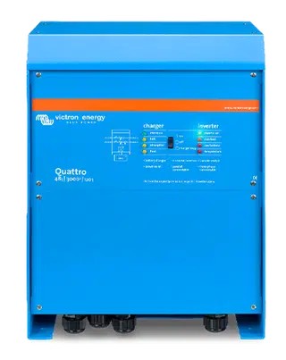 Victron | Quattro 48/3000 | 48V Input | 3000W Output 120V | 35A Charger | Transfer Switch