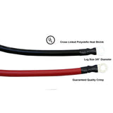 AIMS Power Inverter & Battery Cable #6 AWG 3 ft Set 2