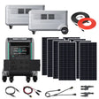 Zendure | SuperBase V4600 3600W 120/240V Power Station Kit | 3 x 4608Wh Batteries (13.8kWh) | 4, 6 or 8 200 Watts Rigid Solar Panels