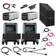 Zendure | SuperBase V4600 7,200W 120V/240V Portable Power Station Kit | 18.4kWh Lithium Battery Bank | 8 x 335W Solar Panels (2,680W)