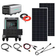 Zendure | SuperBase V6400 3,600W 120/240V Power Station Kit | 12.8kWh Battery Storage | 400W - 1600W 12V Rigid Mono Solar Panels