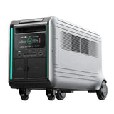 Zendure | Superbase V4600 7,200W 120/240V Portable Power Station Kit | 12 x 100W 12V Mono Solar Panels | 9,200Wh Lithium Battery Bank