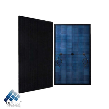 Aptos 370W Bifacial Solar Panel Black