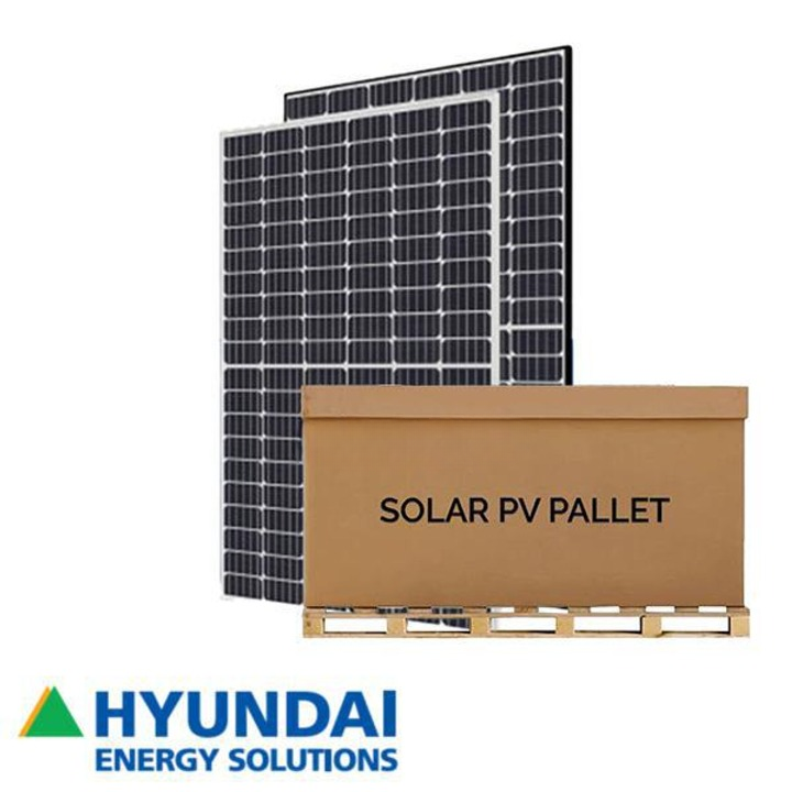 Hyundai | 9.15kW Pallet - 305W Solar Panel (BlackFrame ) | Half-Cell Mono-Crystalline | HiA-S305HG | Full Pallet (30 Solar Panels)