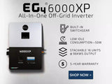EG4 Complete Off-Grid Solar Kit EG4 6000XP 8000W PV Input 4