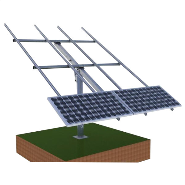 AIMS Power Single Pole Mount Rack for Heavy Duty PV Solar Panels 1