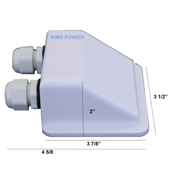 AIMS Power Weatherproof Solar Double Cable Entry Gland 2