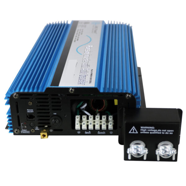 AIMS Power 2000 Pure Sine Inverter with Transfer Switch  3