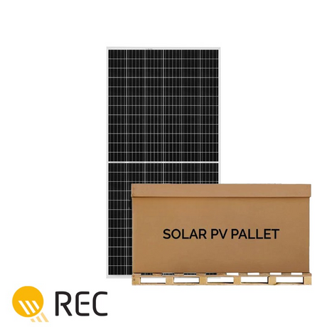REC 12.2kW Pallet - 370W Mono Split Cell Solar Panel (Silver)