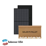 12.7kW Pallet - Solarever 410W Half-Cell Mono PERC Solar Panel ( Black ) | Full Pallet (31) - 12.7kW Total